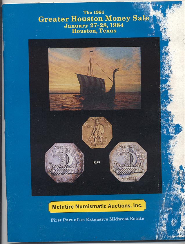 McIntire Numismatic Auctions Greater Houston Money Sale January 1984