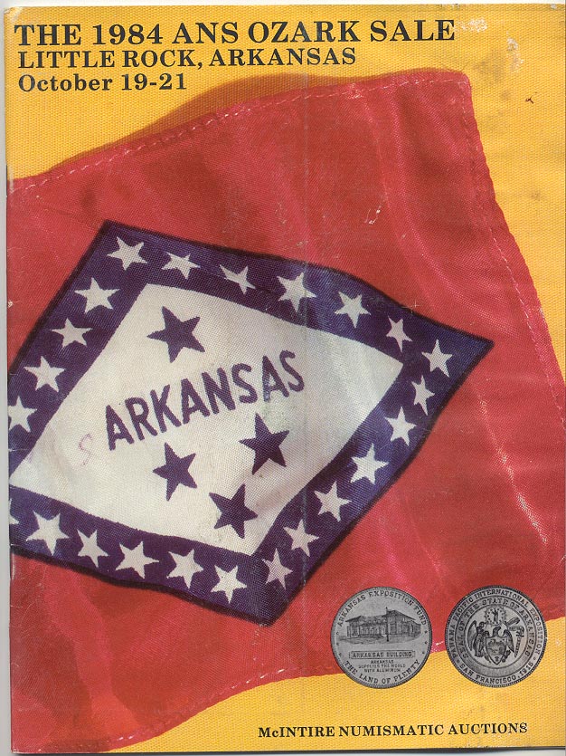 McIntire Numismatic Auctions ANS Ozark Sale October 1984
