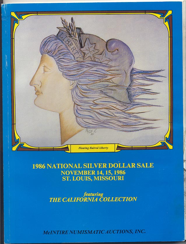 McIntire Numismatic Auctions Silver Dollar Sale November 1986