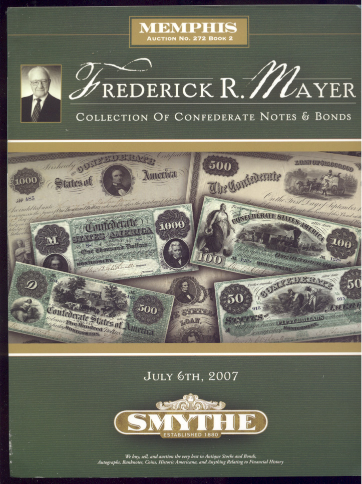 Smythe Frederick R Mayer Collection July 2007
