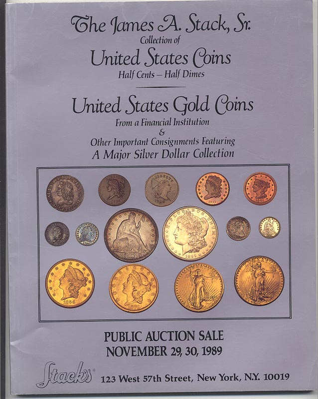 Stacks United States Coins Sale November 1989