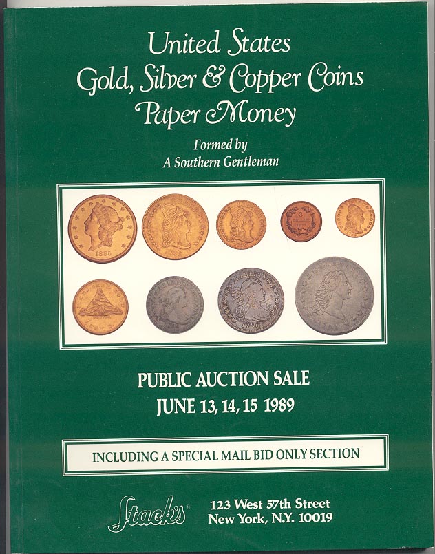 Stacks Gold Silver and Copper Coins Sale June 1989