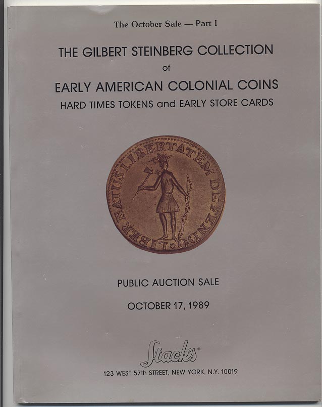 Stacks Gilbert Steinberg Early American Colonial Coins October 1989