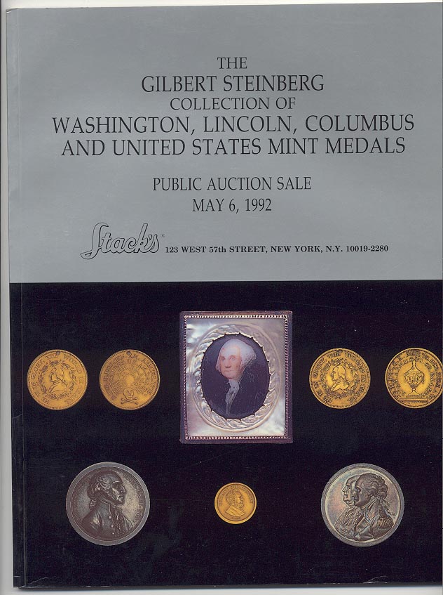 Stacks Gilbert Steinberg Medals Collection May 1992