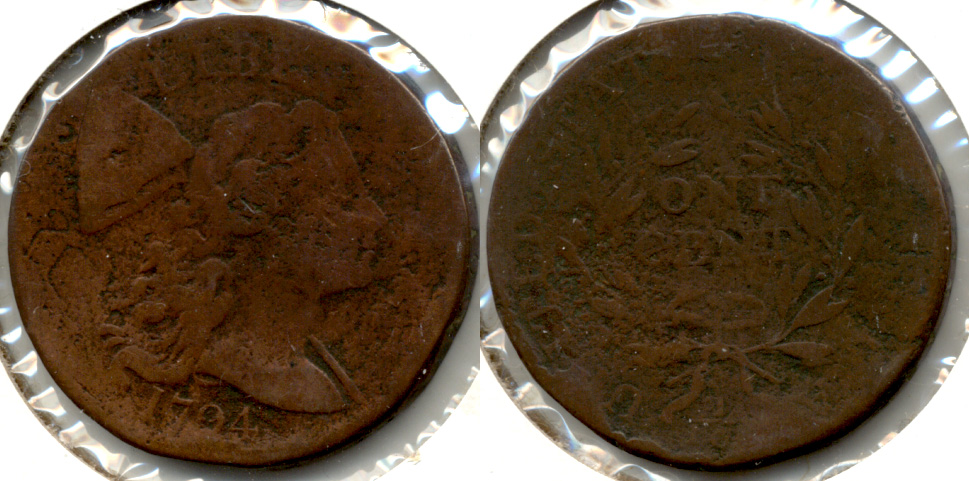1794 Liberty Cap Large Cent AG-3
