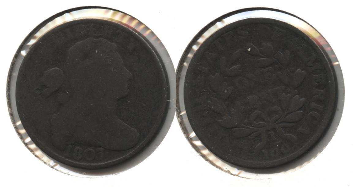 1803 Draped Bust Large Cent G-4