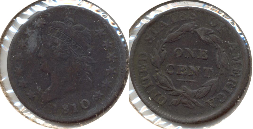 1810 Classic Head Large Cent Fine-12