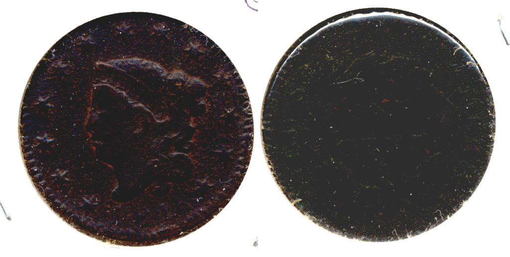 1816 Large Cent VG-8 Pitted