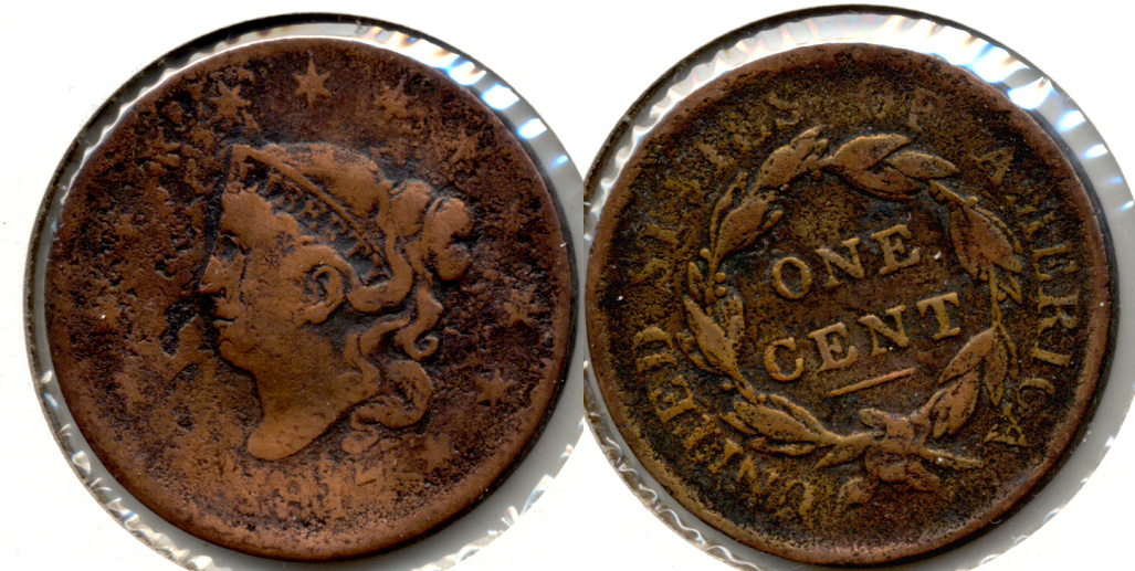 1817 Coronet Large Cent AG-3