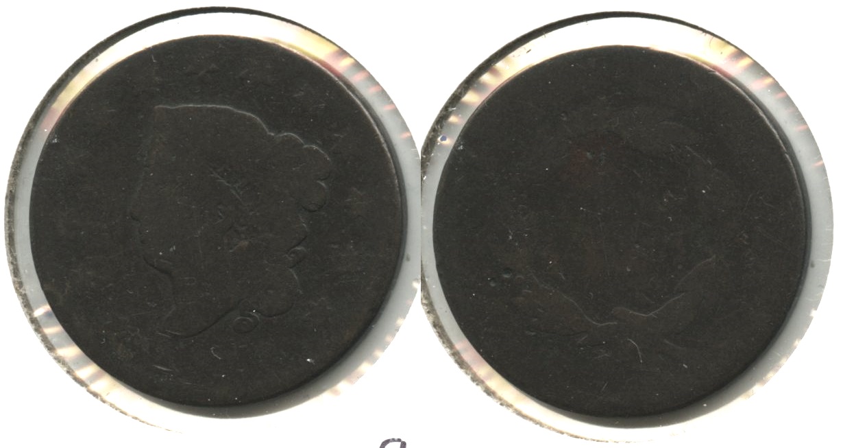 1819 Coronet Large Cent Fair-2 #b