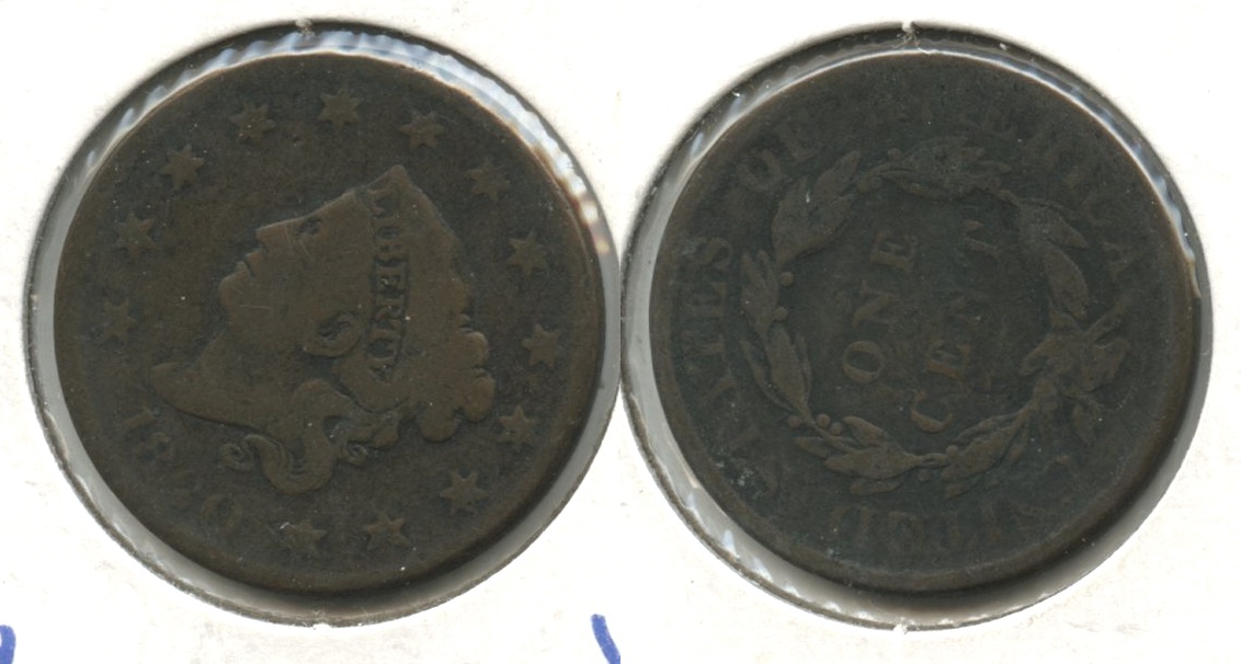 1820 Coronet Large Cent Good-4 #b