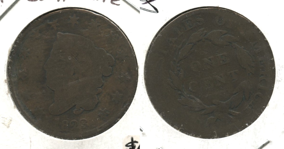 1823 Coronet Large Cent AG-3