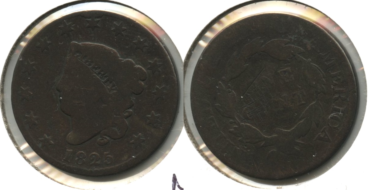 1825 Coronet Large Cent Fair-2