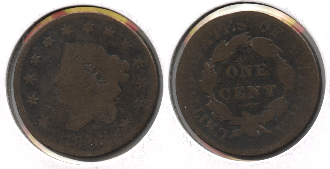 1826 Coronet Large Cent G-4 #a