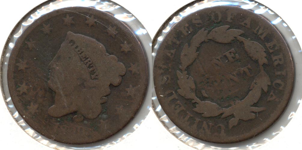 1829 Coronet Large Cent Fair-2