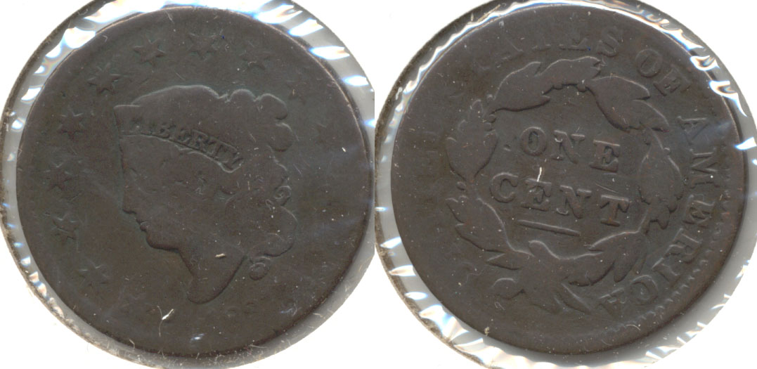 1831 Coronet Large Cent AG-3