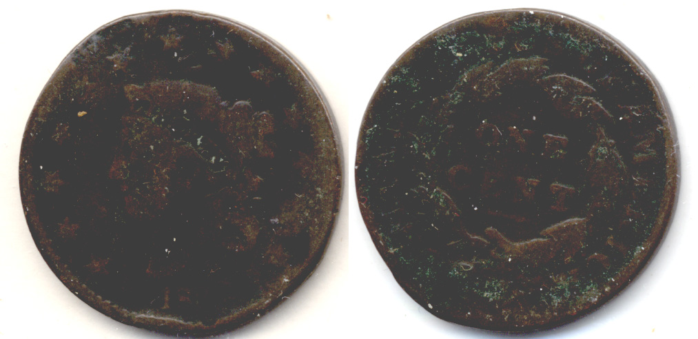 1832 Coronet Large Cent Good-4