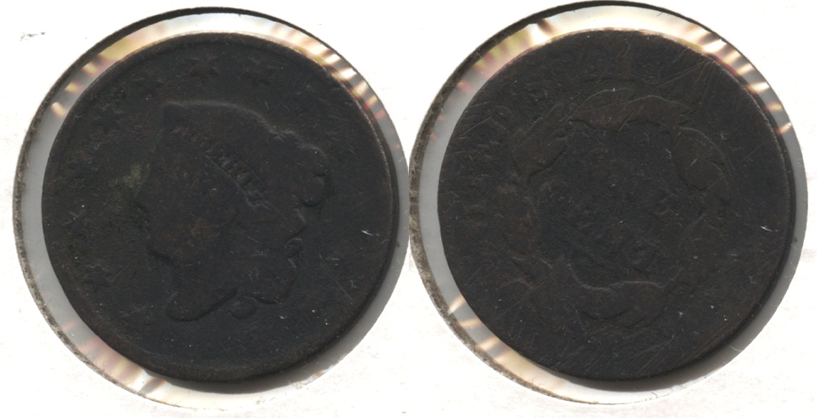 1833 Coronet Large Cent AG-3