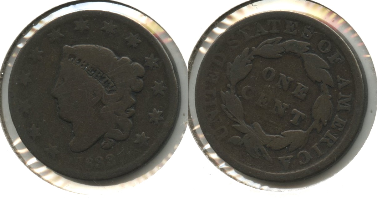 1833 Coronet Large Cent Good-4 #g