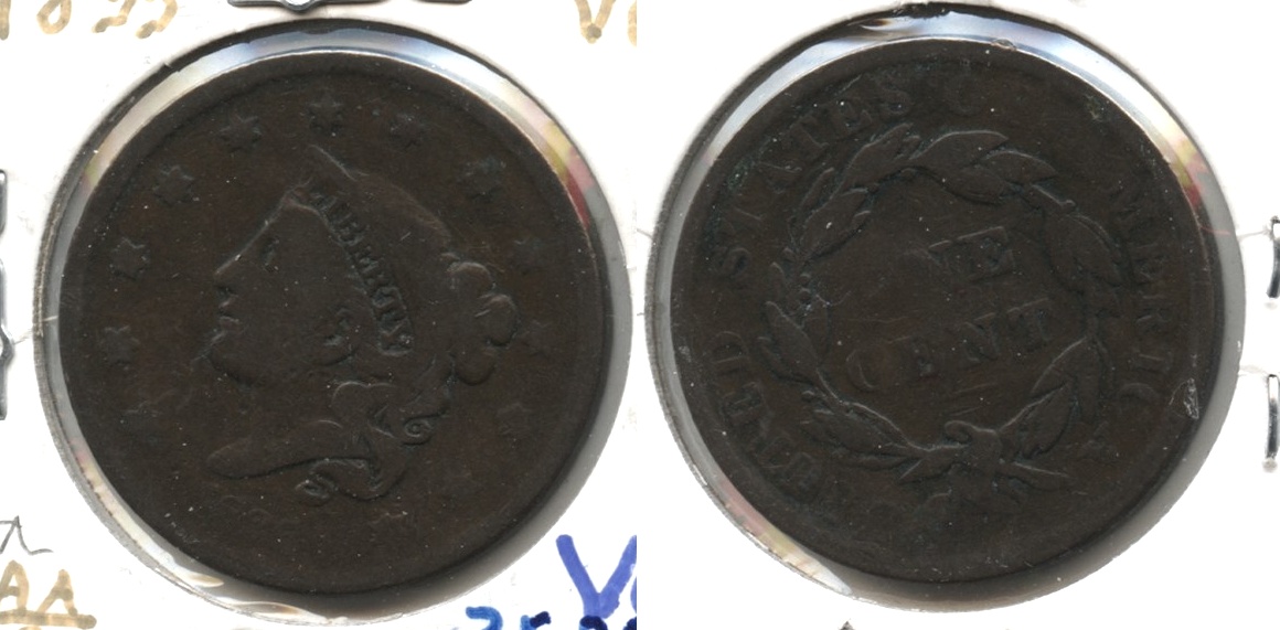 1835 Coronet Large Cent VG-8 #a