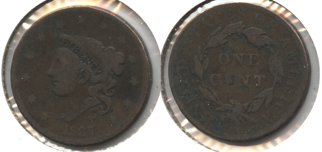 1837 Coronet Large Cent AG-3 #c