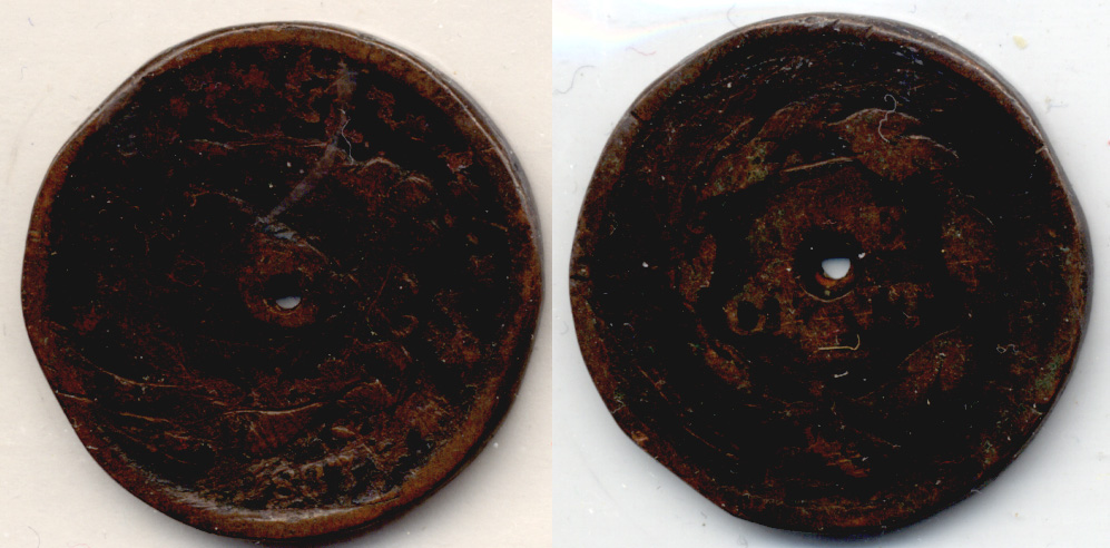 1837 Coronet Large Cent Good-4 b Holed