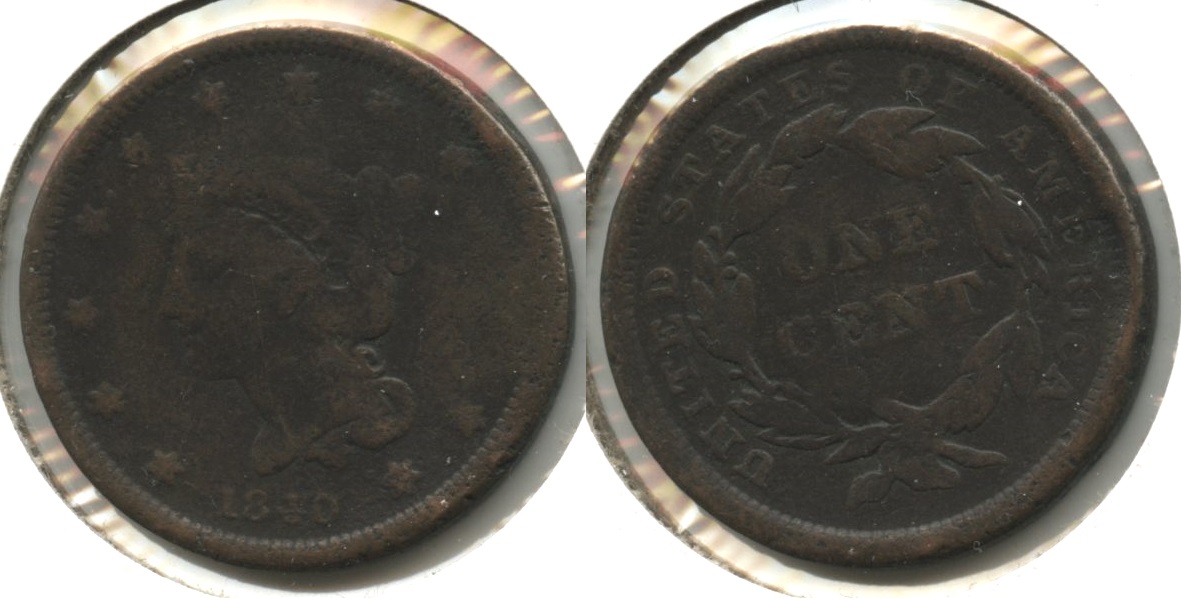 1840 Large Cent AG-3 #b