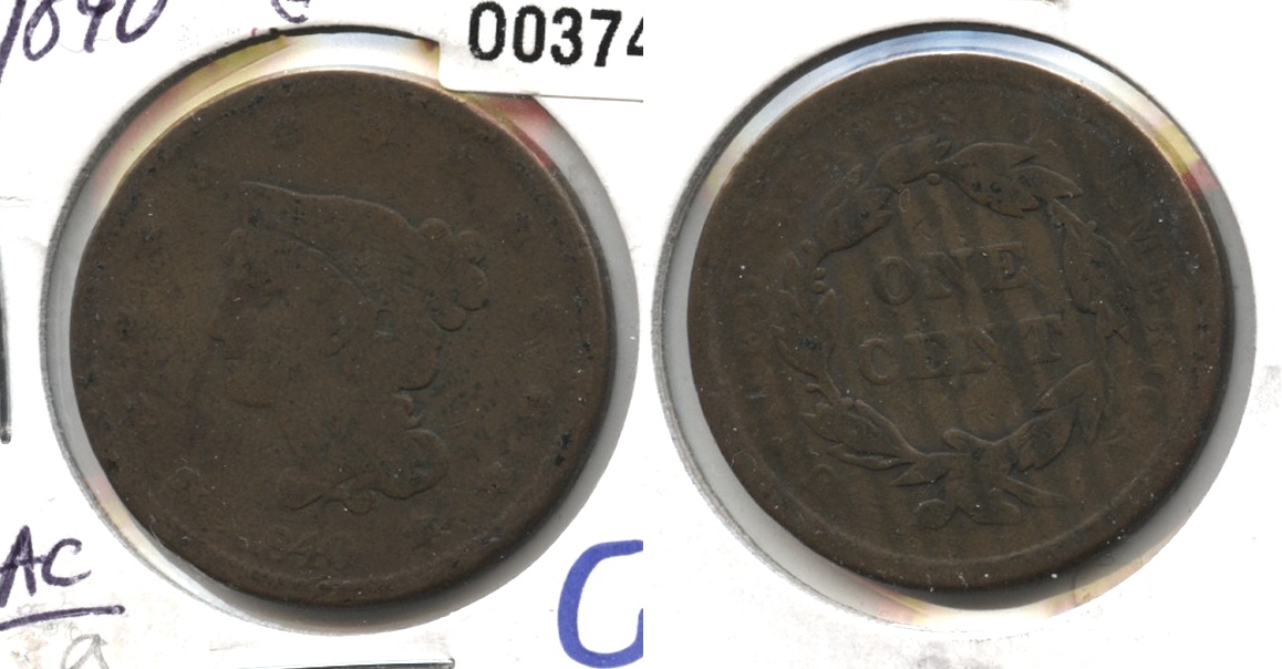 1840 Large Date Large Cent Good-4 #a