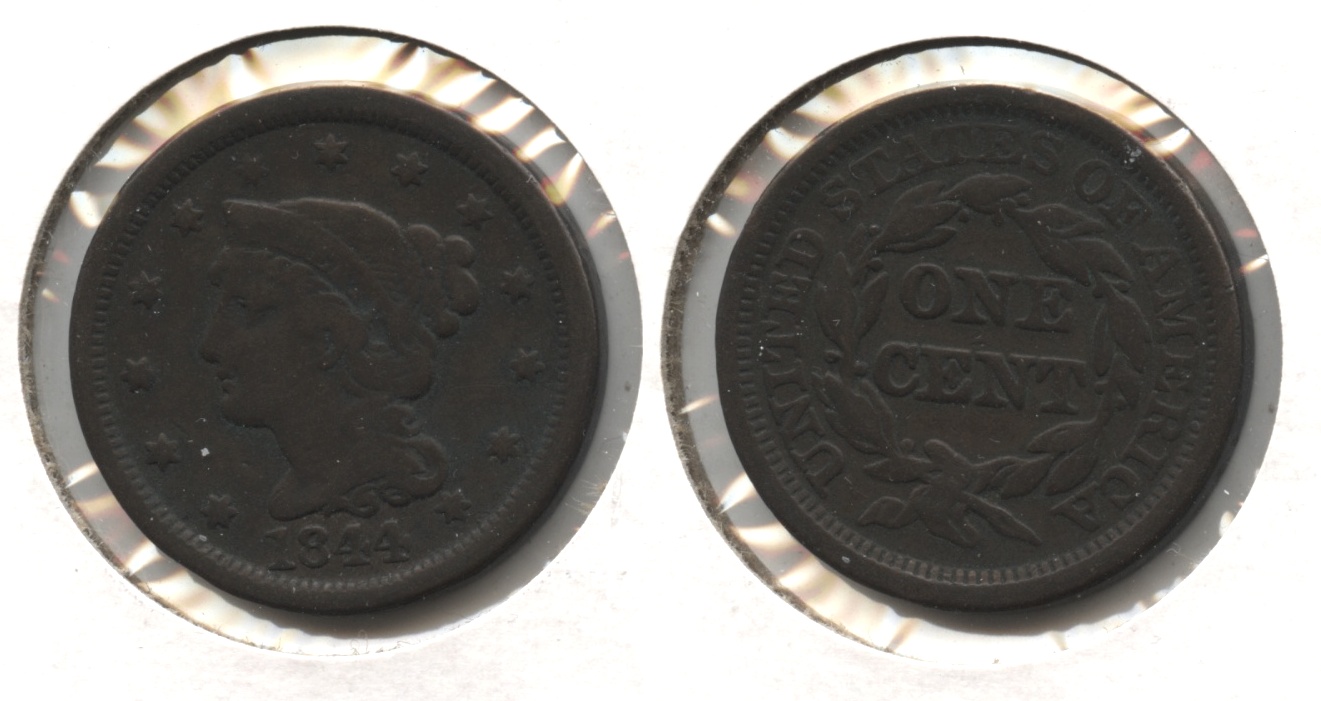 1844 Coronet Large Cent VG-8 #i
