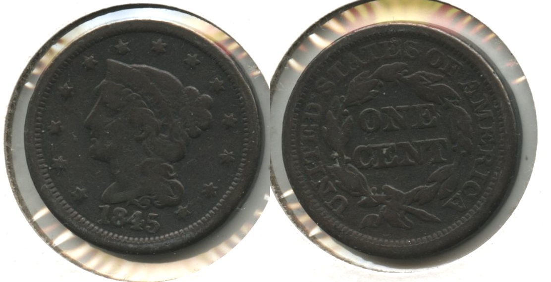 1845 Coronet Large Cent VG-8 #i