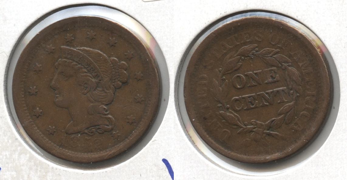 1852 Coronet Large Cent VF-20 #h