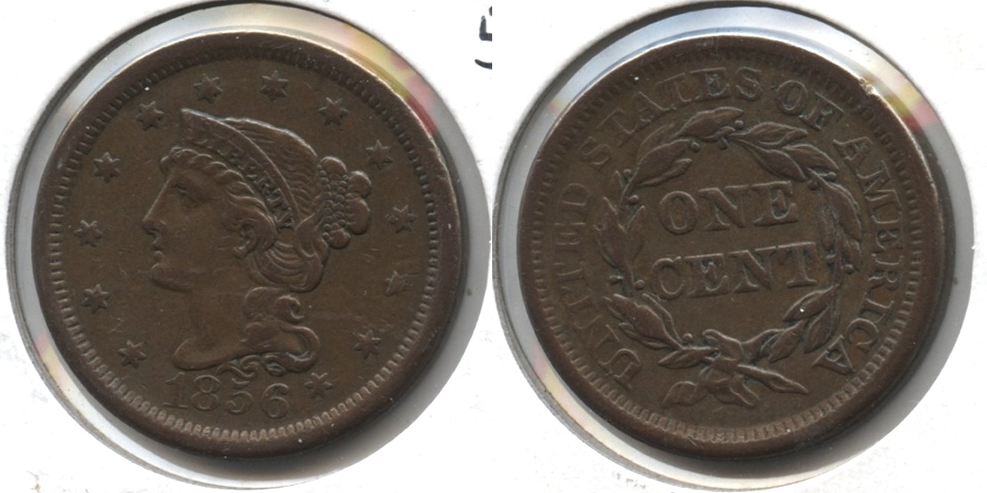 1856 Coronet Large Cent EF-40 #c