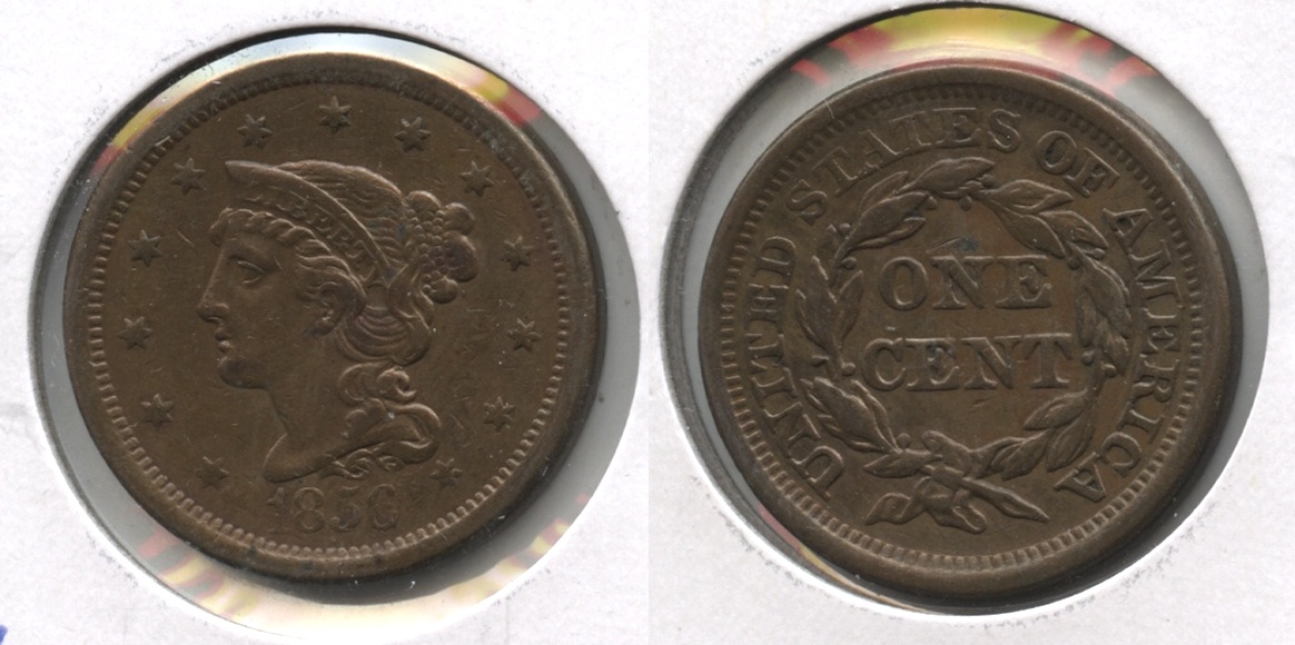 1856 Coronet Large Cent EF-40 #d