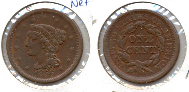 1856 Coronet Large Cent VF-20