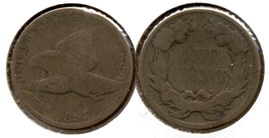 1857 Flying Eagle Cent AG-3 q