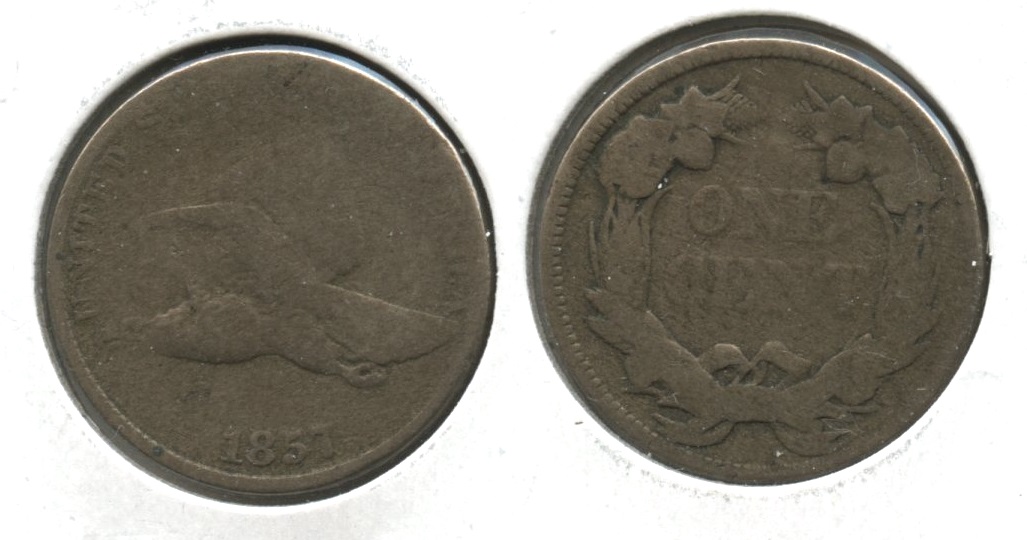 1857 Flying Eagle Cent AG-3 #u