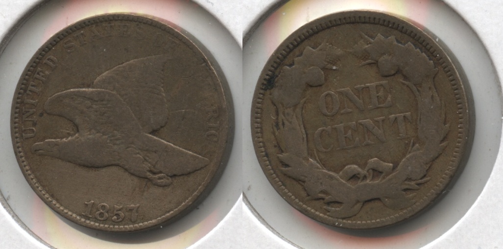 1857 Flying Eagle Cent Fine-12 #ac