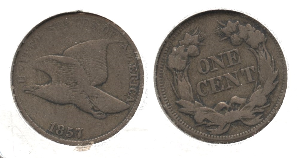 1857 Flying Eagle Cent Fine-12 #am