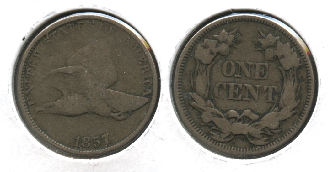 1857 Flying Eagle Cent Fine-12 #ar