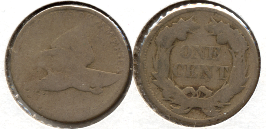 1857 Flying Eagle Cent Fair-2 f
