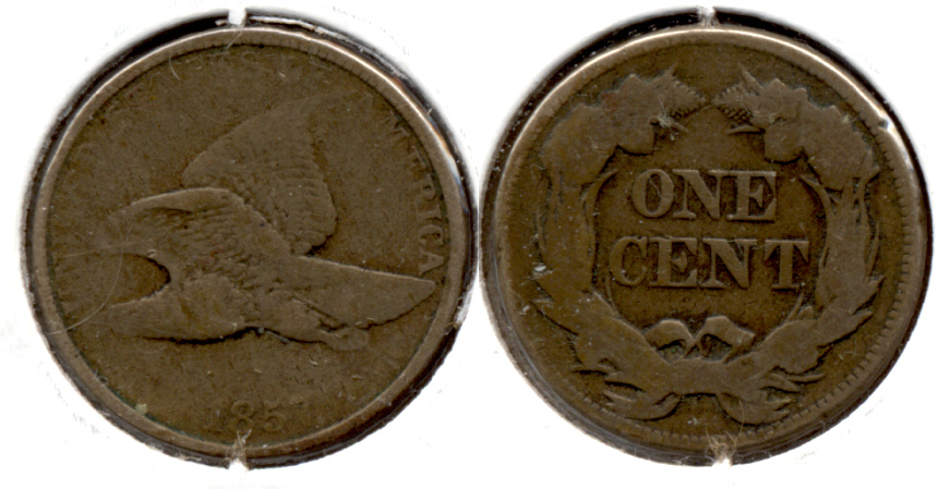 1857 Flying Eagle Cent Good-4 aa
