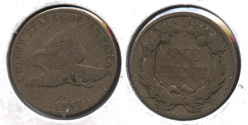 1857 Flying Eagle Cent Good-4 #af