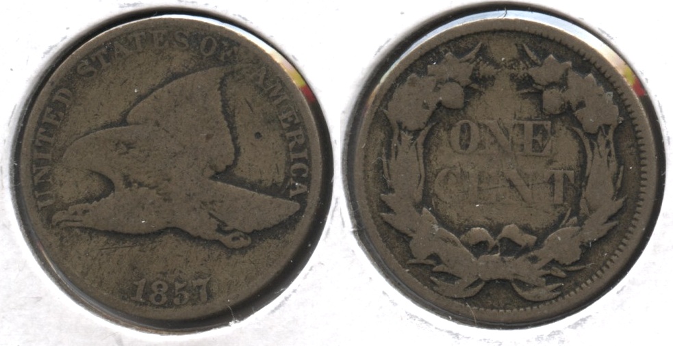 1857 Flying Eagle Cent Good-4 #ag