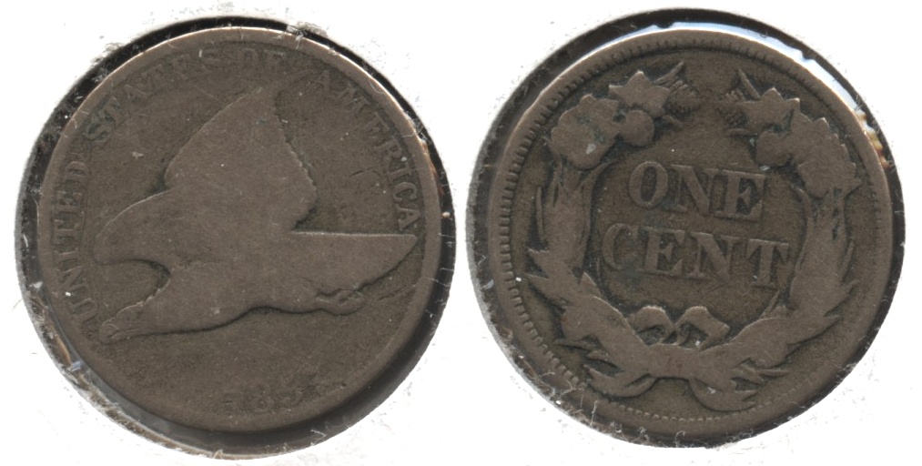 1857 Flying Eagle Cent Good-4 #aj