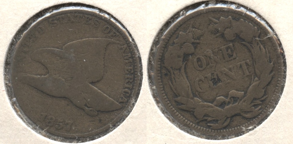 1857 Flying Eagle Cent Good-4 #al