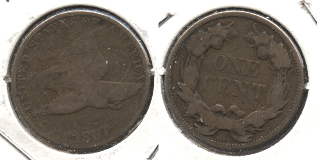 1857 Flying Eagle Cent Good-4 #ao