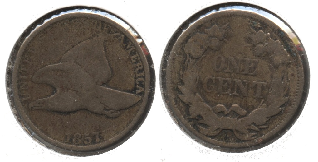 1857 Flying Eagle Cent Good-4 #ap