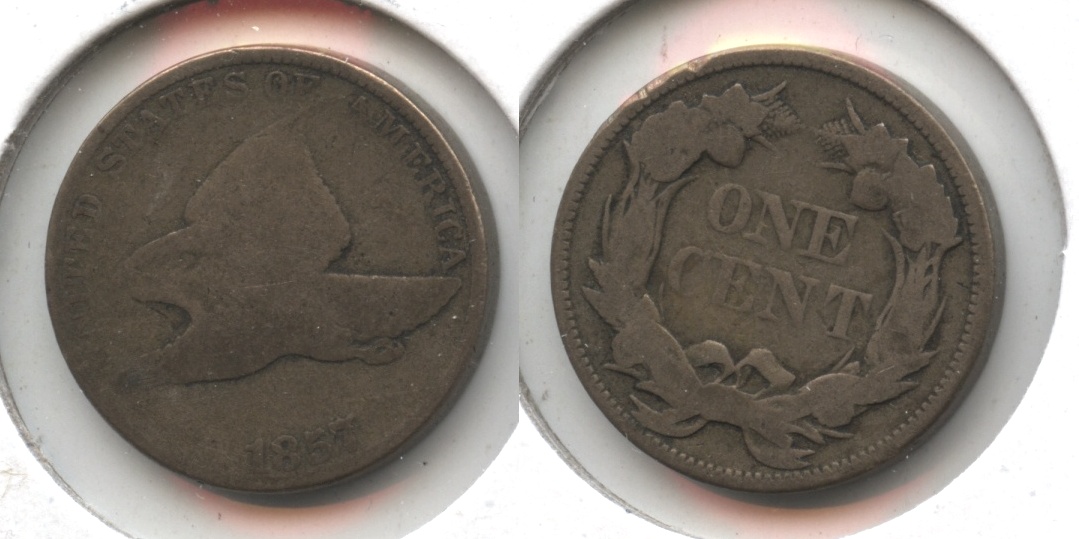 1857 Flying Eagle Cent Good-4 #ar