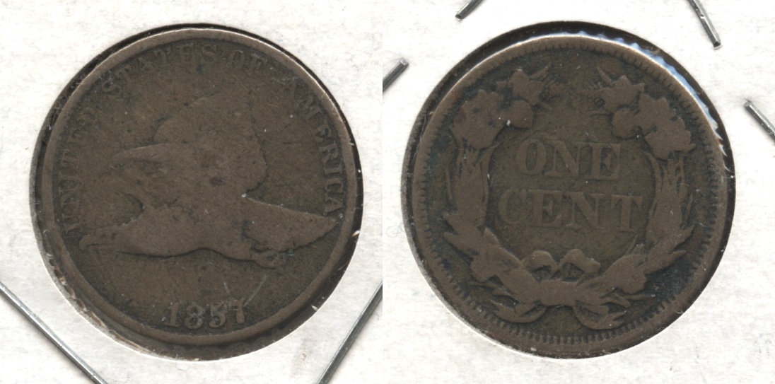 1857 Flying Eagle Cent Good-4 #av