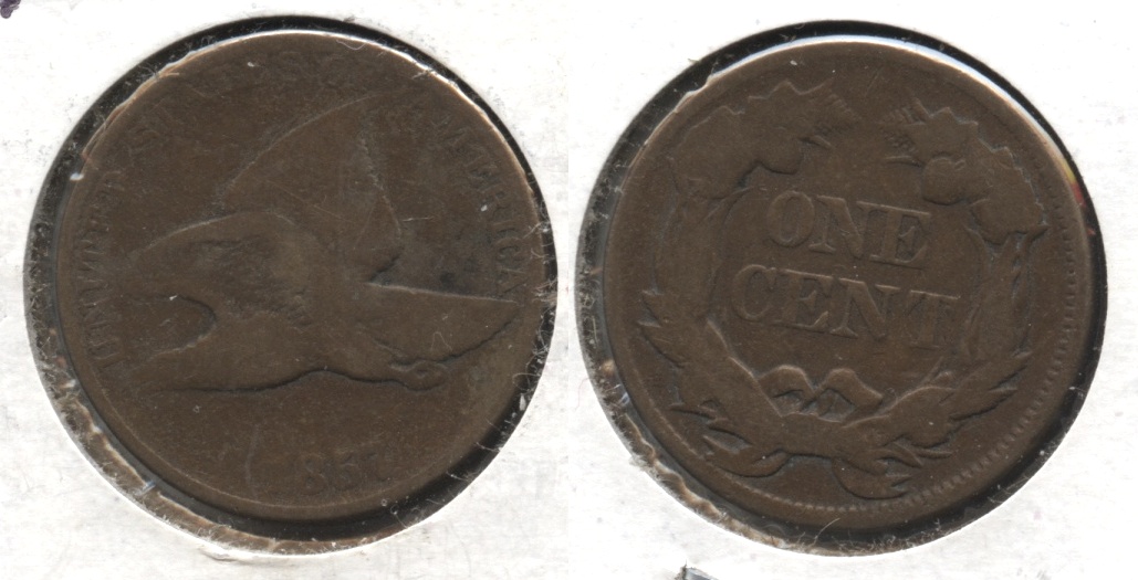 1857 Flying Eagle Cent Good-4 #ax